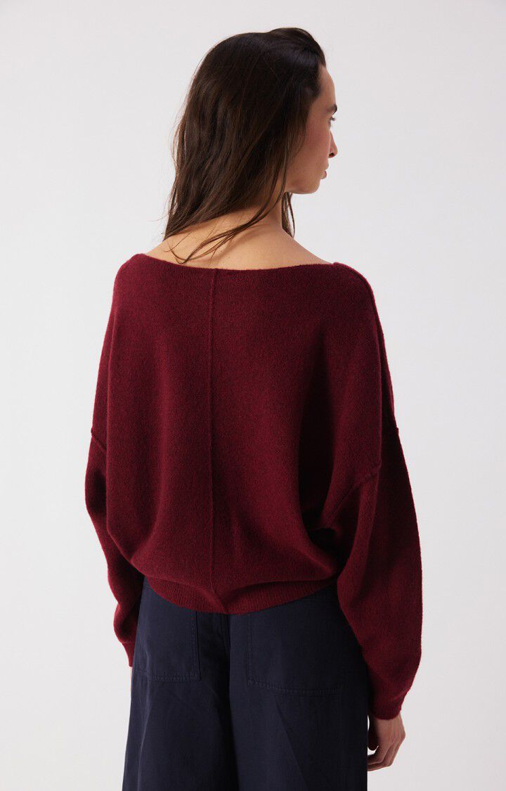 Jersey mujer American Vintage Damsville granate, vista 2