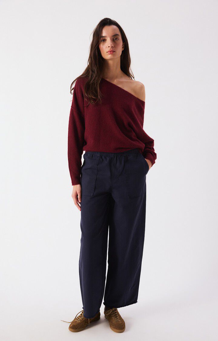 Jersey mujer American Vintage Damsville granate, vista 4