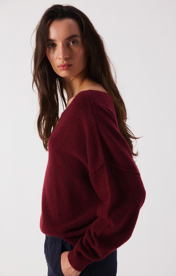 Jersey mujer American Vintage Damsville granate, vista 5
