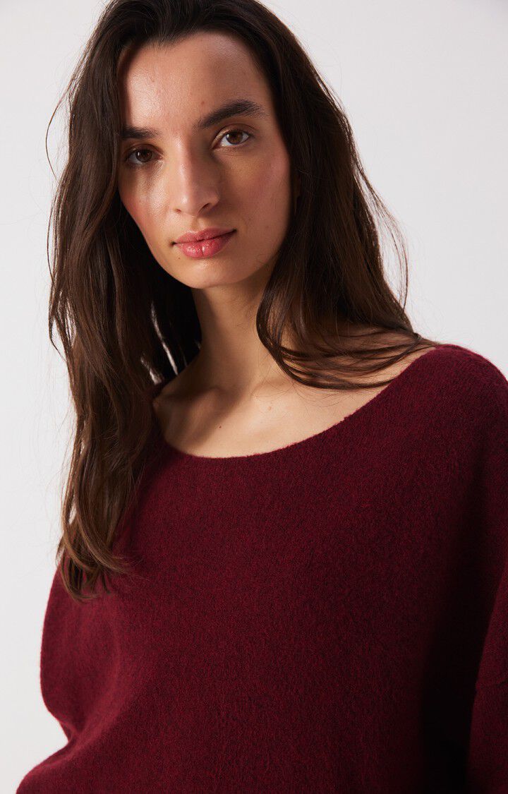 Jersey mujer American Vintage Damsville granate, vista 6