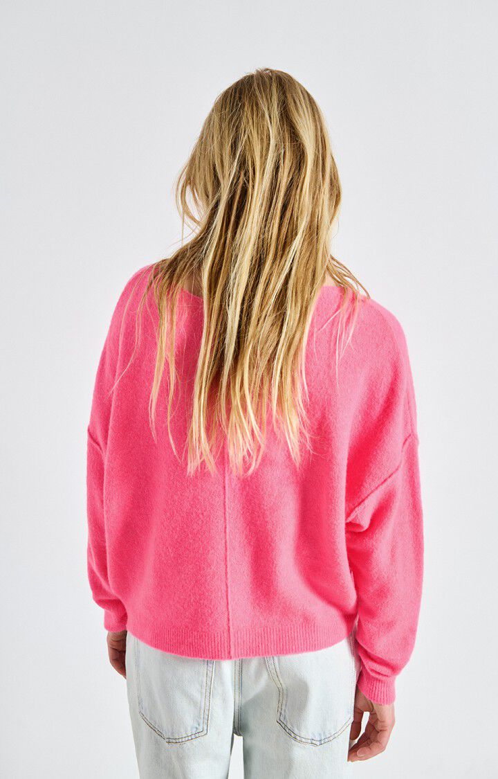 Jersey mujer American Vintage Damsville rosa flor, vista 2