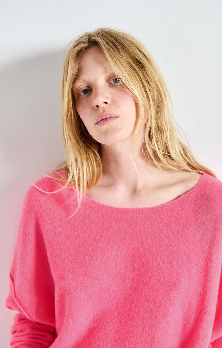 Jersey mujer American Vintage Damsville rosa flor, vista 3