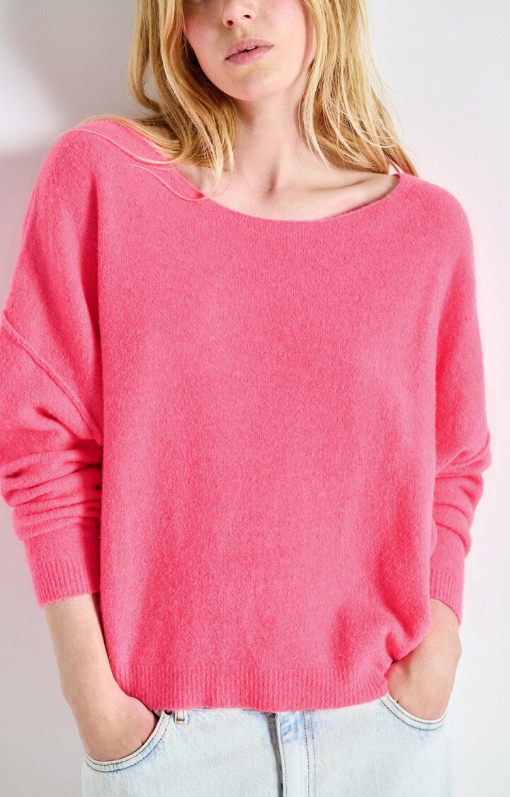 Jersey mujer American Vintage Damsville rosa flor, vista 4