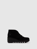 Botín Fly London mujer Brak negro ante