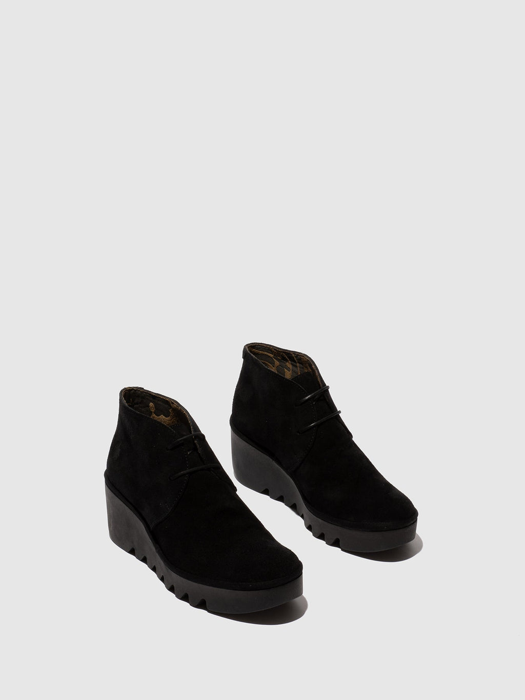 Botín Fly London mujer Brak negro ante