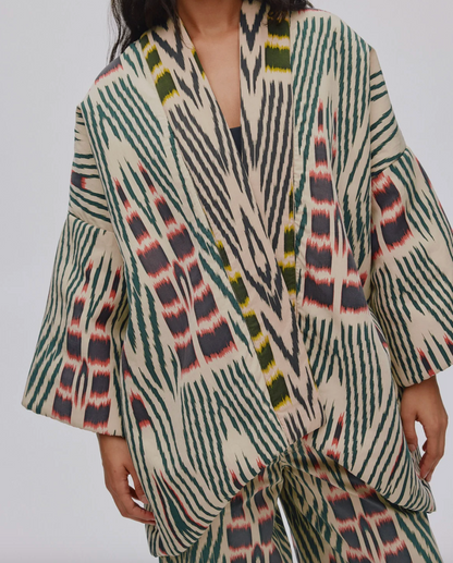 Kimono Ikat acolchado Rabens Saloner Rabens Saloner