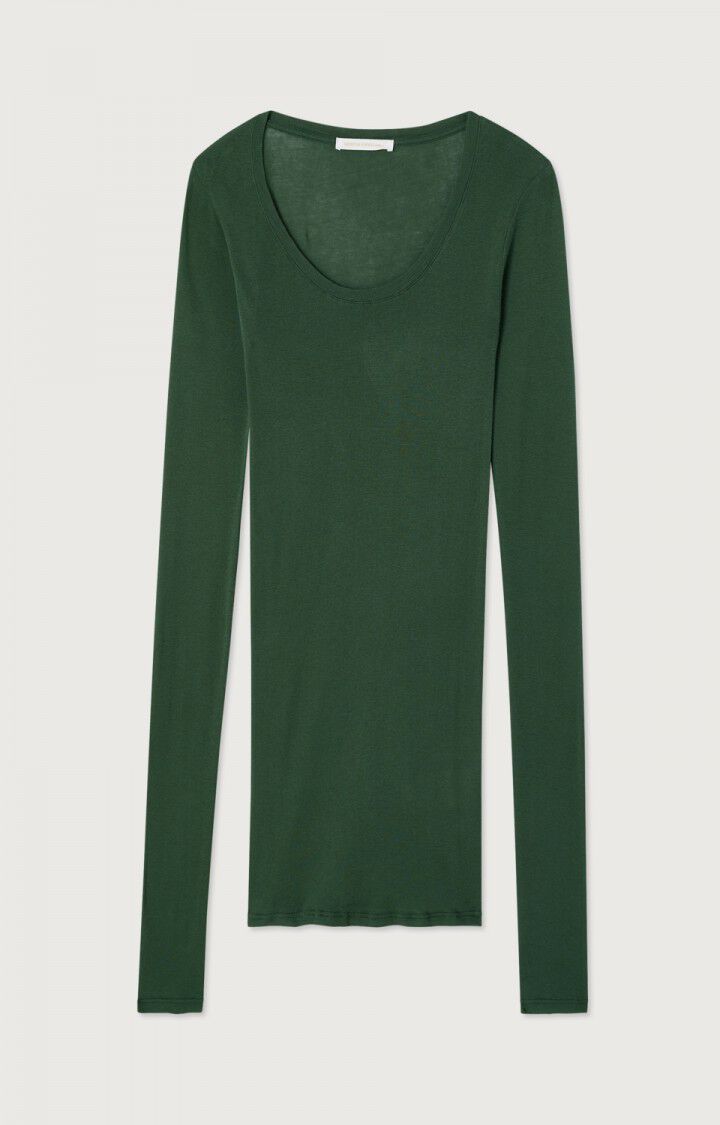 Camiseta mujer American Vintage Massachusetts verde, vista 7