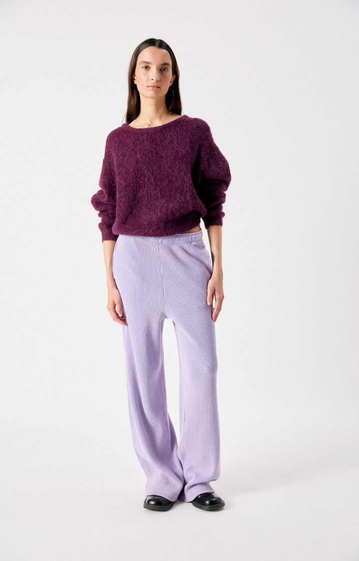 Jersey mujer American Vintage Niby granate, vista 4