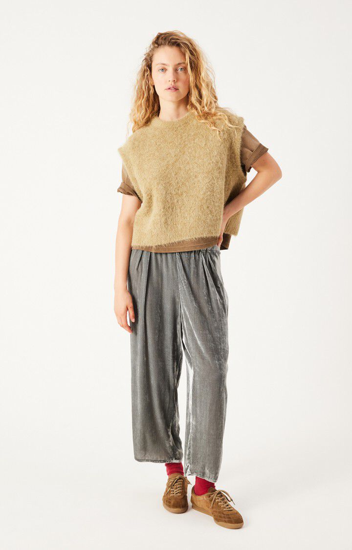 Jersey mujer American Vintage Niby verde, vista 4