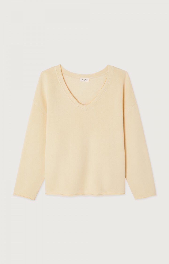 Sudadera mujer American Vintage Nishtown crema, vista 9