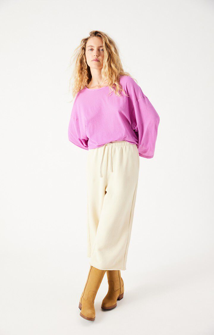 Joggers mujer American Vintage Nishtown crema, vista 5