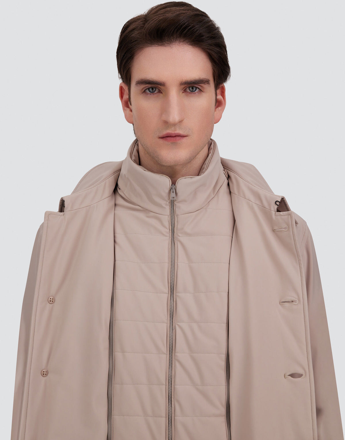 Gabardina Washington Herno crudo, vista 2
