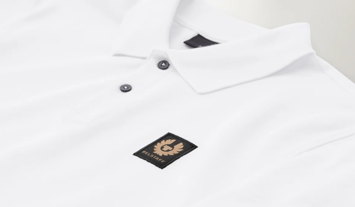 Polo Jersey Belstaff Pique Blanco BELSTAFF