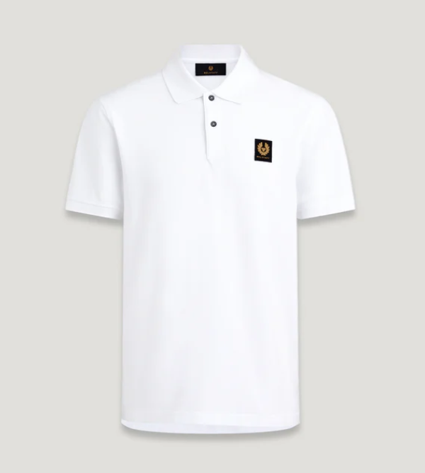 Polo Jersey Belstaff Pique Blanco BELSTAFF