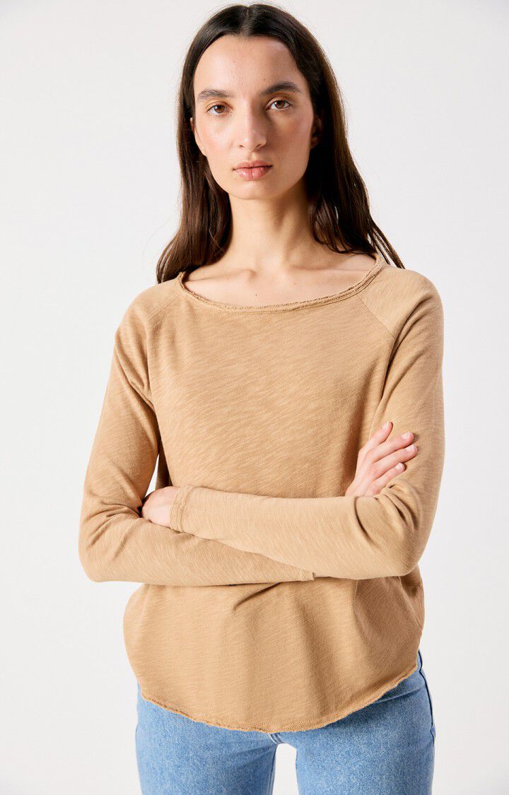Camiseta mujer American Vintage Sonoma camel