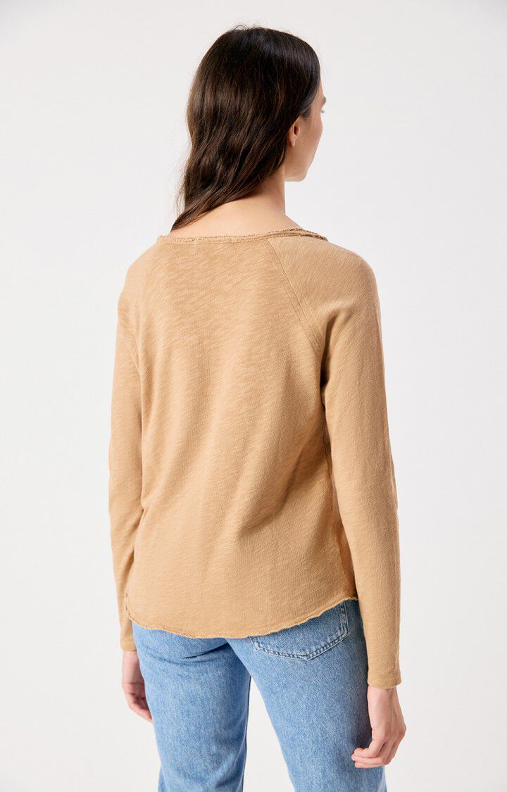 Camiseta mujer American Vintage Sonoma camel, vista 2