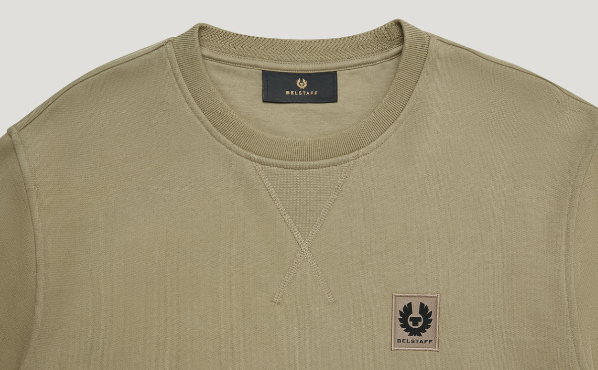 Sudadera Belstaff Logo Verde BELSTAFF