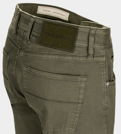 Pantalon 5 Bolsillos Tramarossa Leonardo Kakhi Tramarossa