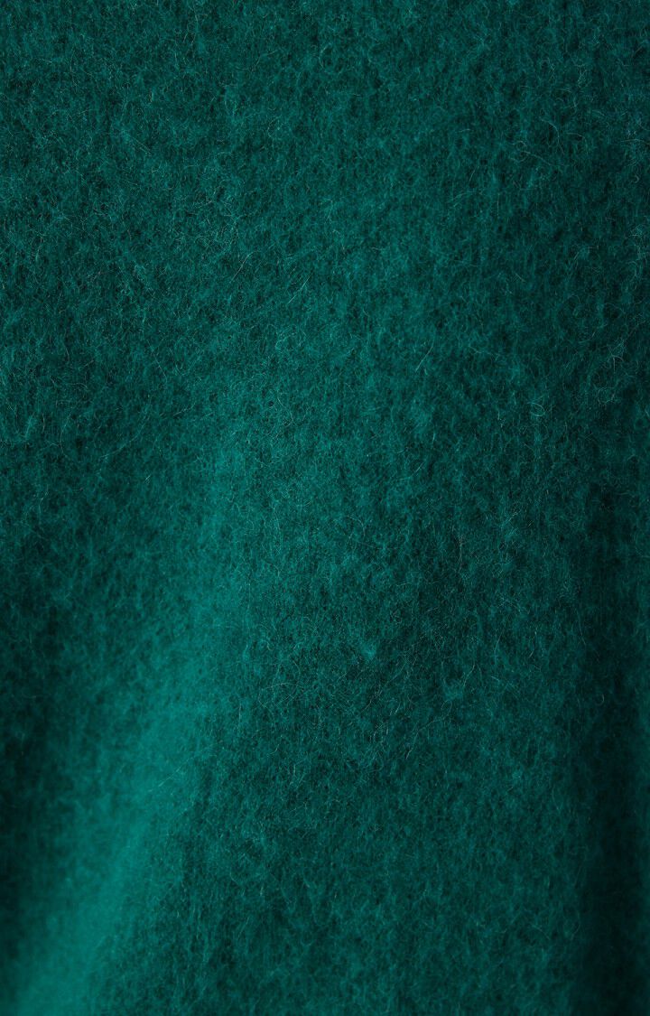 Chaqueta de punto mujer American Vintage Vitow esmeralda, vista 3
