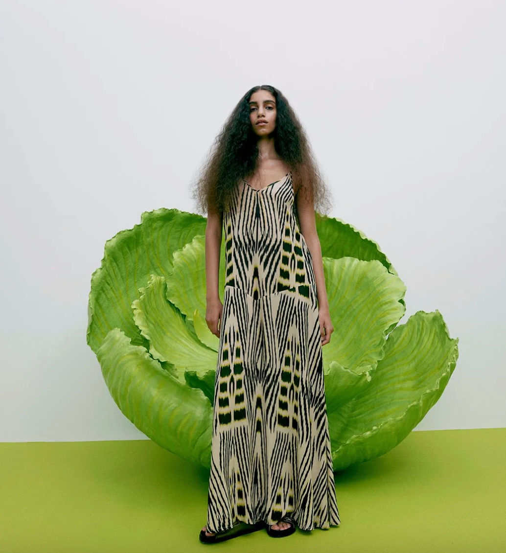 Vestido Ikat lima de Rabens Saloner Rabens Saloner