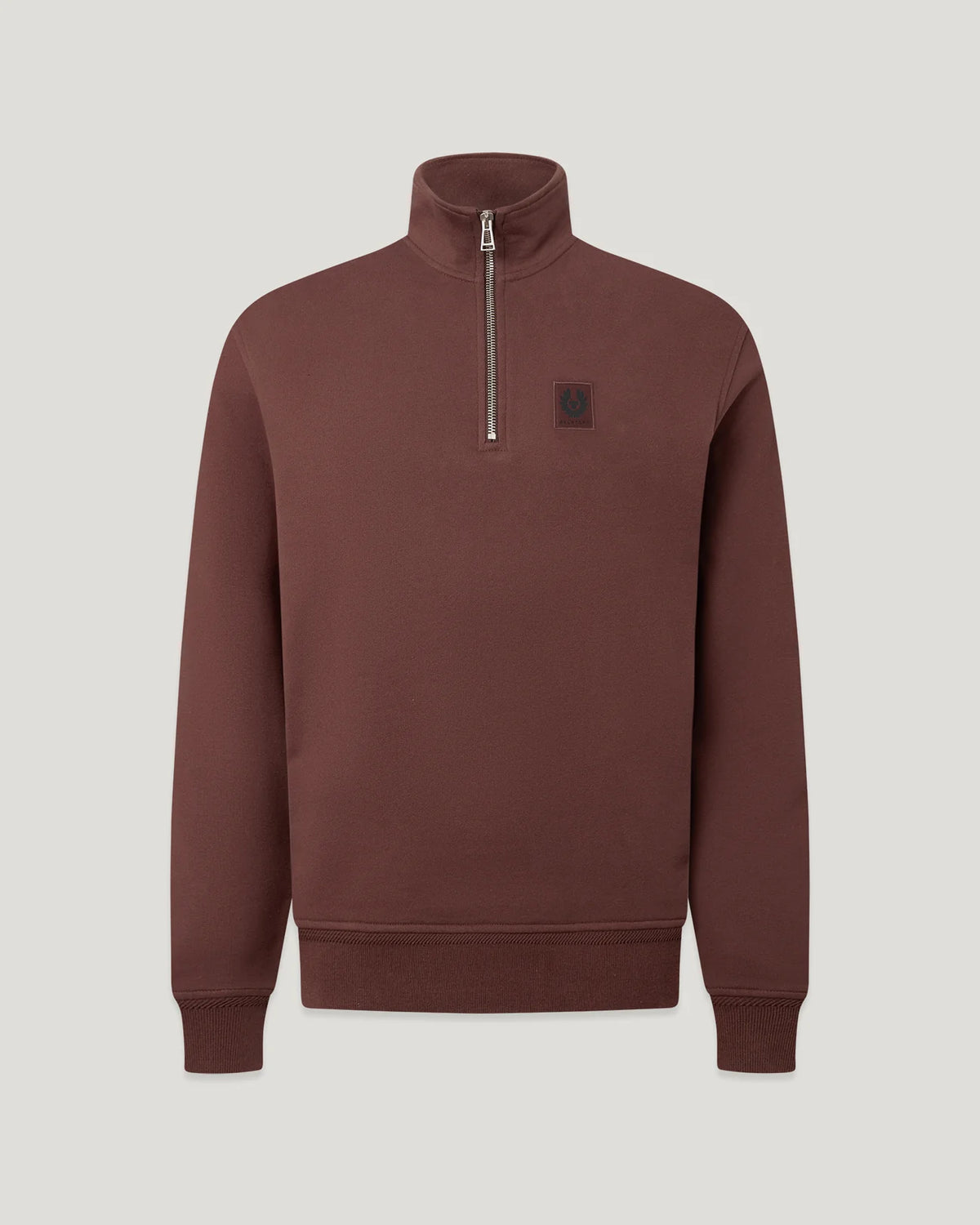 Sudadera Belstaff Quarter Zip granate