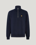 Sudadera Quarter Zip Belstaff Marino
