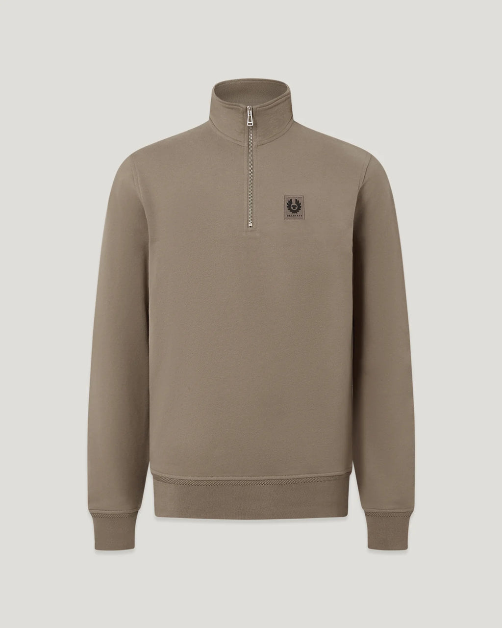 Sudadera Belstaff Quarter Zip tostado