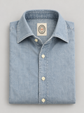 Camisa vaquera celeste Bolzonella Buell98 doblada