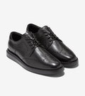 Oxford Cole Haan Grand Neoclassic FlexCraft Wingtip negro, vista lateral frontal
