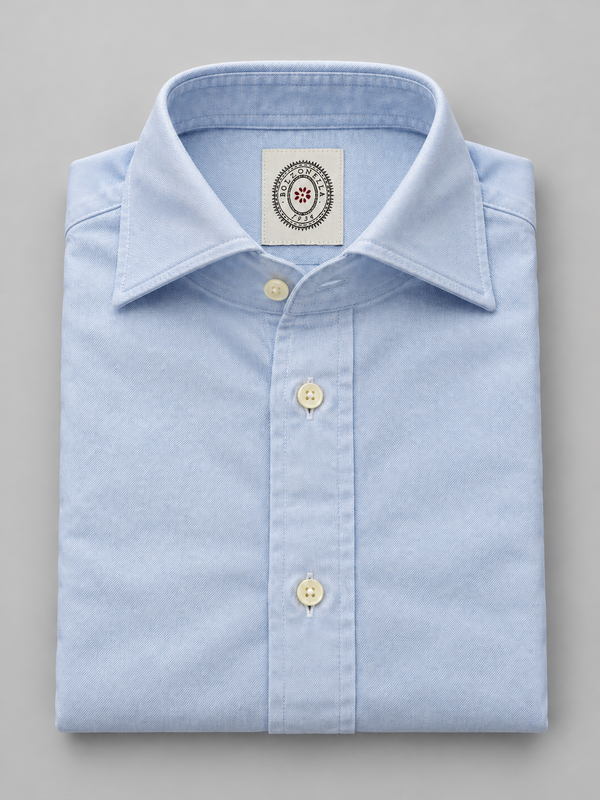 Camisa Oxford Bolzonella celeste