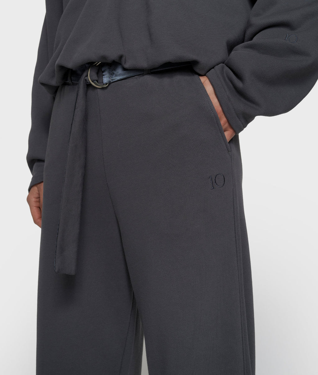 Pantalón 10DAYS Banana Fleece azul acero, vista 3