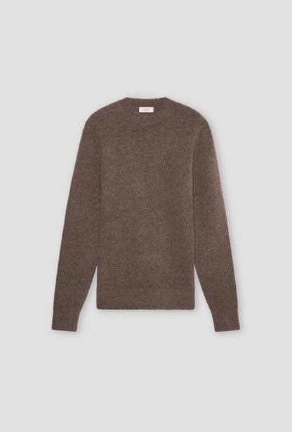 Jersey Ferrante bouclé marrón vista frontal