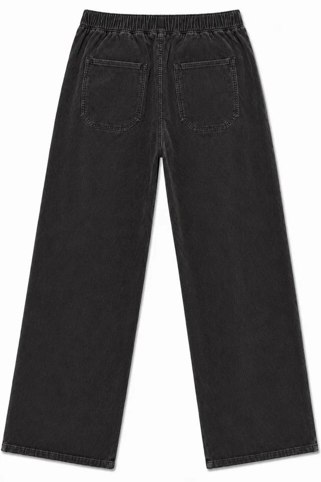 Five Jeans Paule Straight pantalón de pana gris de mujer, vista 3