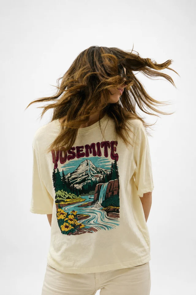 Five Jeans Yosemite camiseta oversize de algodón crudo para mujer, vista 3