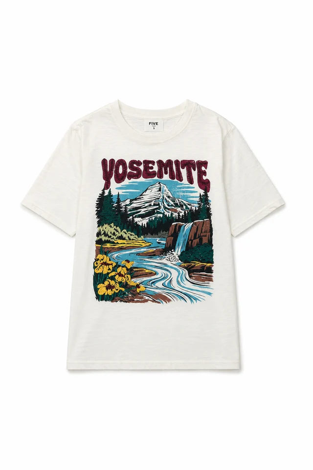 Five Jeans Yosemite camiseta oversize de algodón crudo para mujer, vista 2