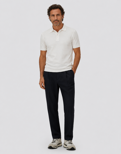 Polo de Jersey Knit Herno Blanco HERNO