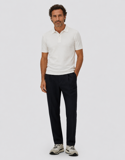 Polo de Jersey Knit Herno Blanco HERNO