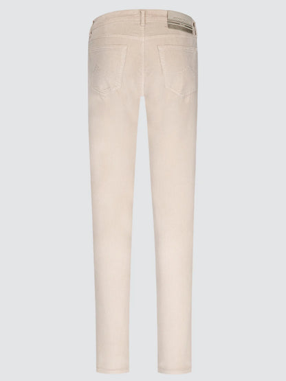 Pantalón Jacob Cohën Bard pana Almond White vista trasera