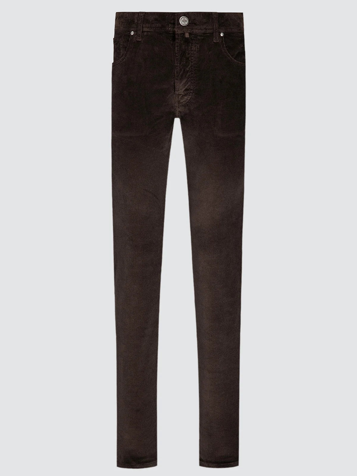Pantalón Jacob Cohën Bard pana Chocolate vista frontal