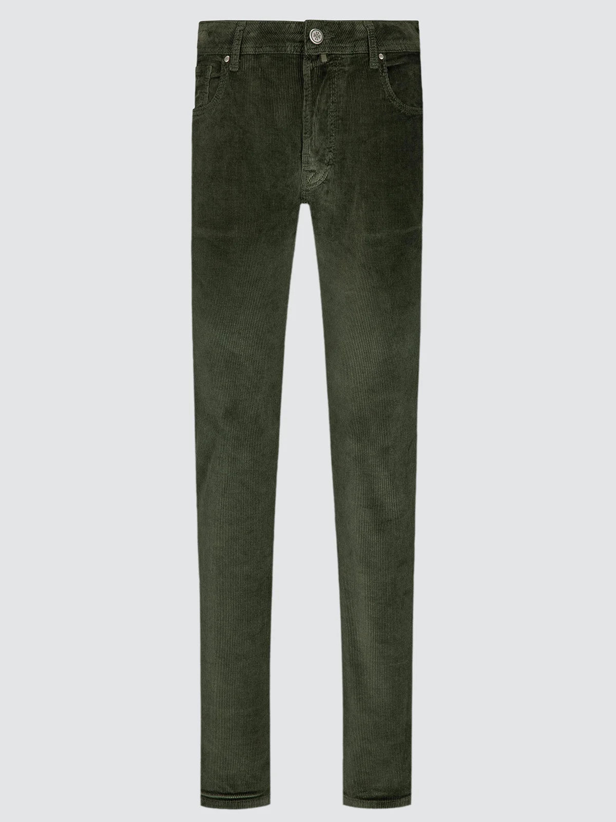Pantalón Jacob Cohën Bard pana Verde vista frontal