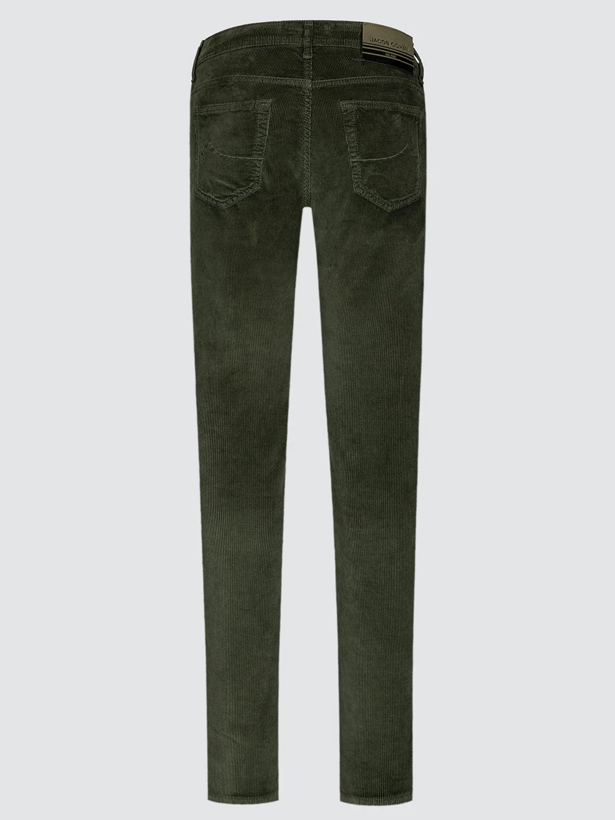 Pantalón Jacob Cohën Bard pana Verde vista trasera