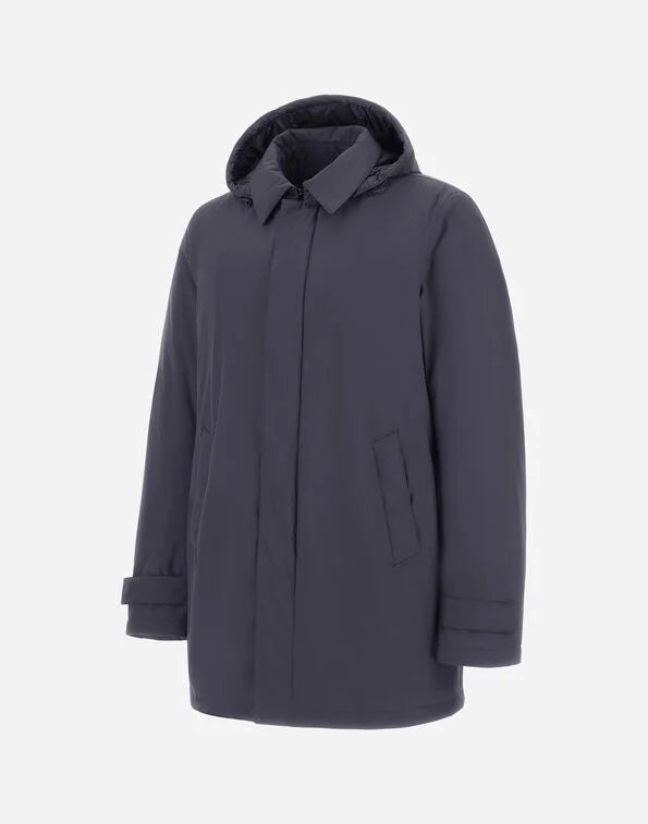 Parka larga Herno hombre 2 Layer Windstopper azul, vista 2