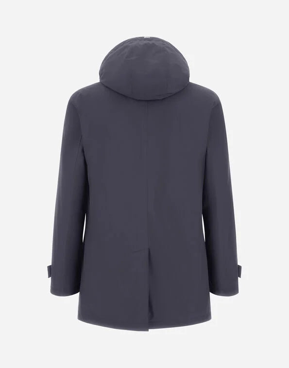 Parka larga Herno hombre 2 Layer Windstopper azul, vista 3