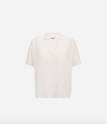 Polo Blanco Glam Herno HERNO
