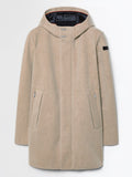Abrigo RRD Esquimal World Shell beige vista frontal