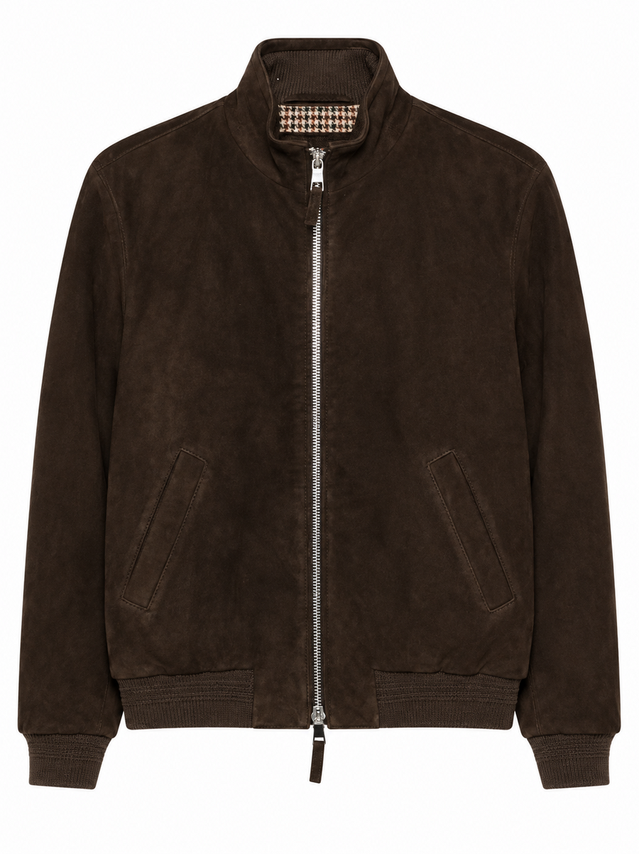 Bomber de ante The Jack Tobia hombre chocolate