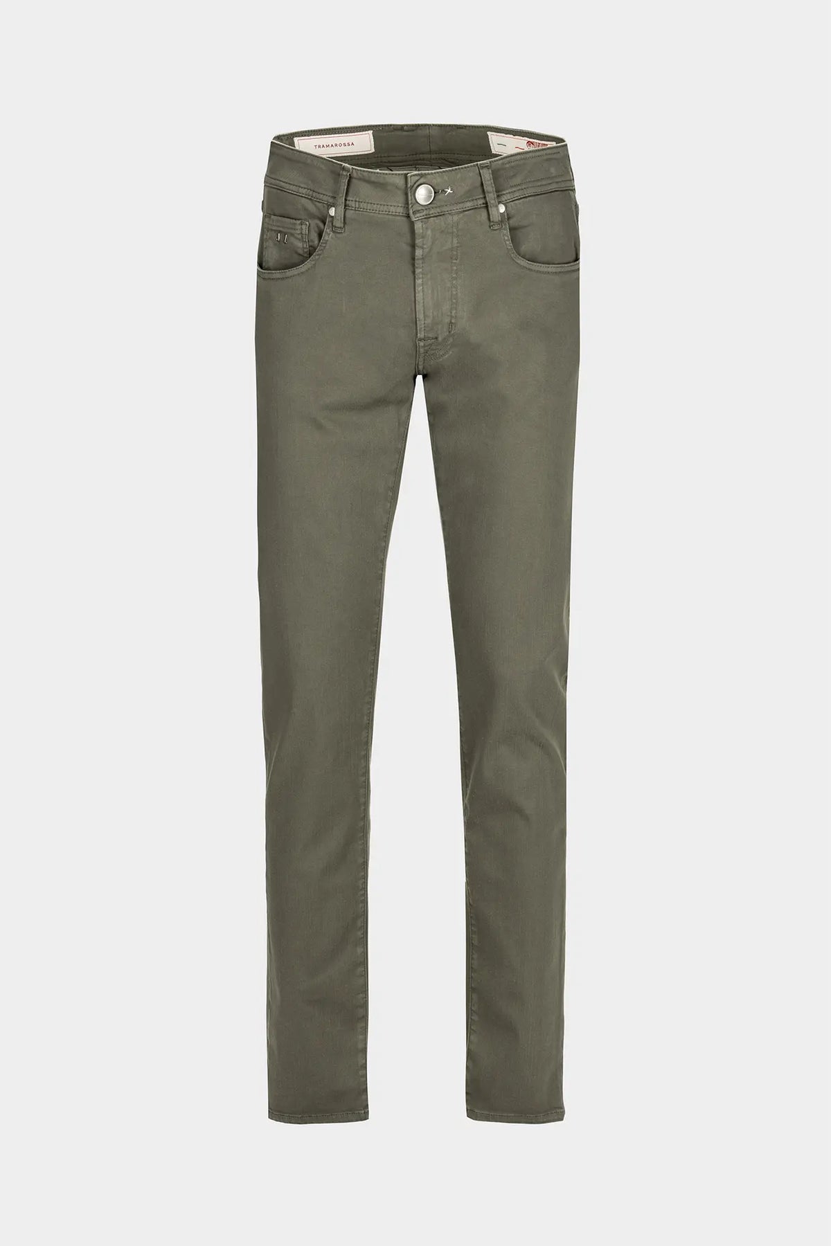 Pantalón Tramarossa Leonardo Slim Relax Kakhi vista frontal