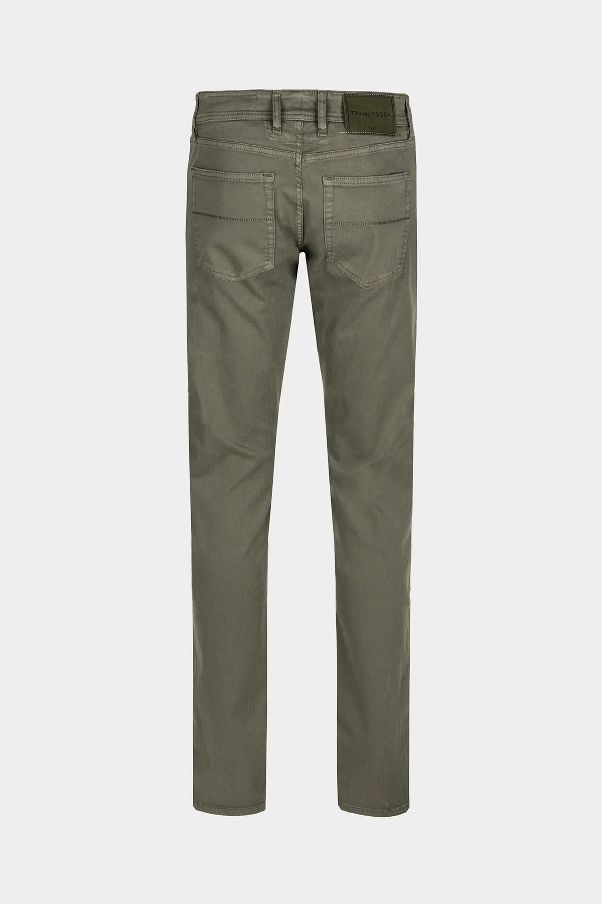 Pantalón Tramarossa Leonardo Slim Relax Kakhi vista trasera