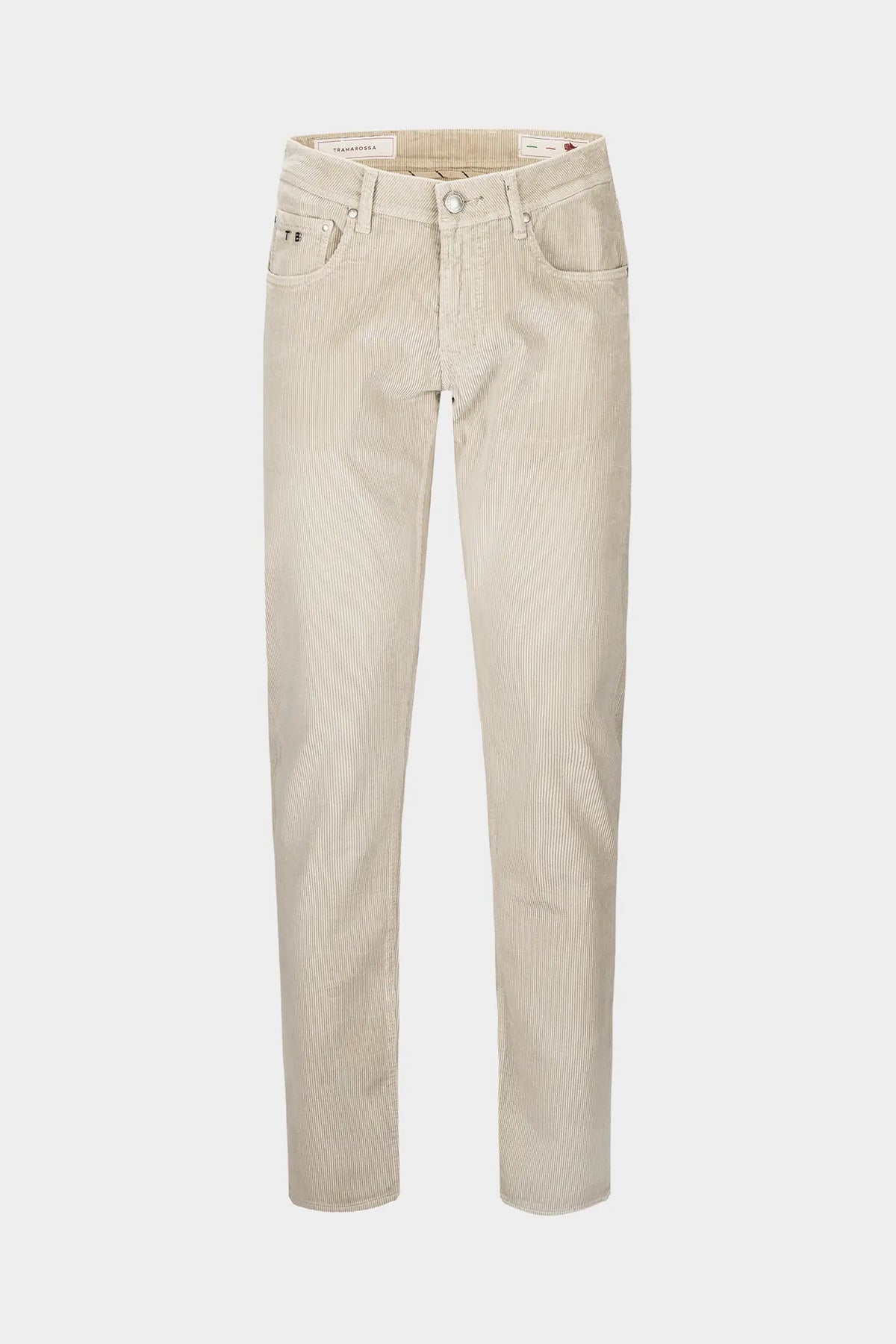 Pantalón Tramarossa Michelangelo Regular pana Beige vista frontal