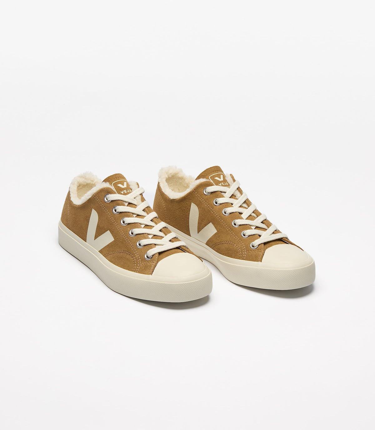 Zapatillas Veja Wata II Low Fured mujer en ante marrón, foto 2